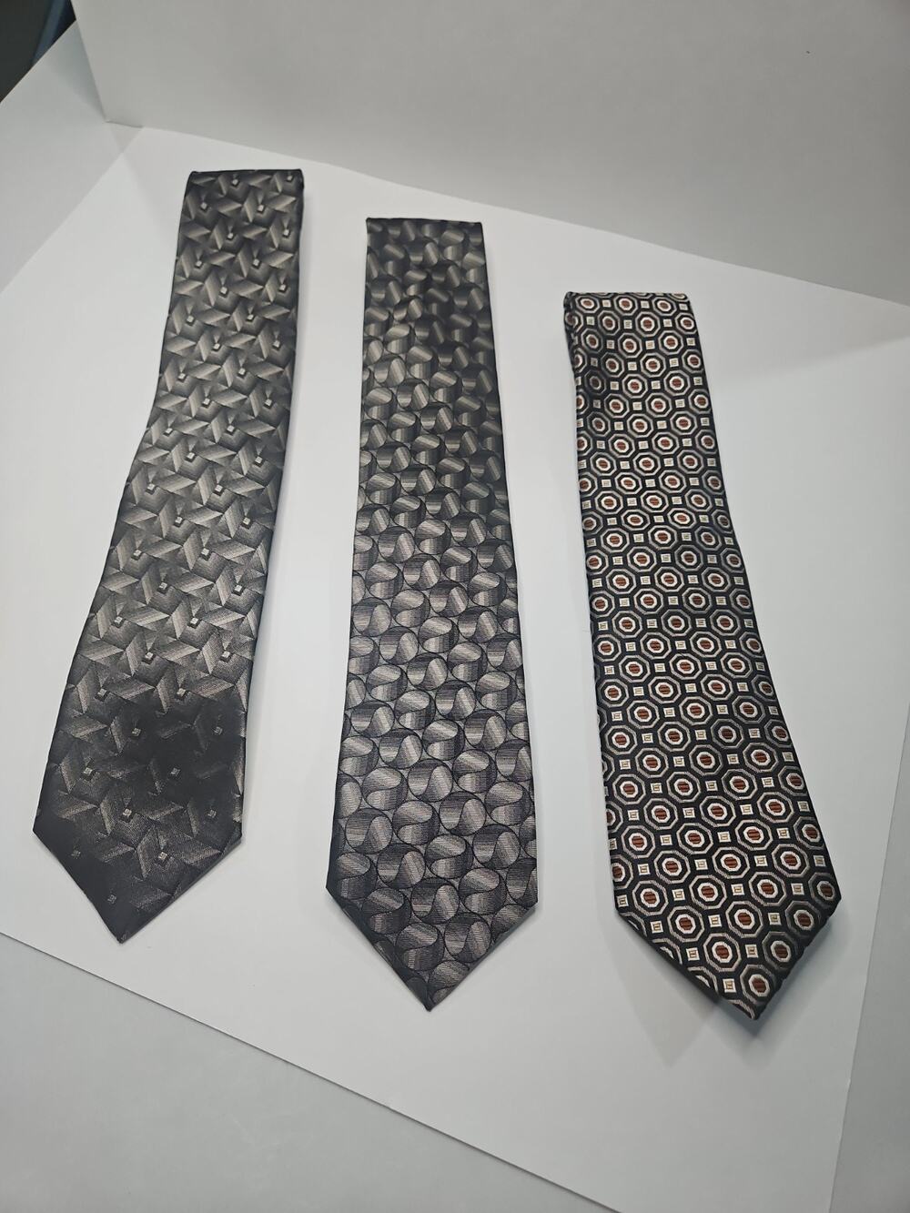 IV Front Neck Ties - Lot of 3 - 100% Handmade Silk